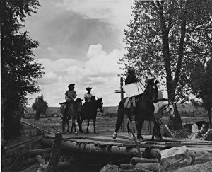 BETTYE PAINTING IN TAOS