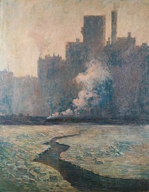 The Channel to the Mills, 1913, by Edwin M. Dawes